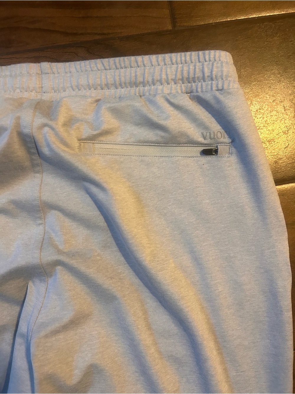Vuori Light Gray Slim Joggers with Zipper Pocket - Picture 6 of 6